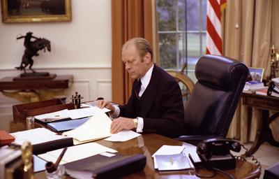 President Ford at 1976 White House EMS Conference