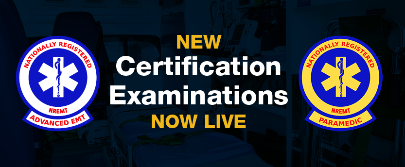 New NREMT Exam Announcement Banner