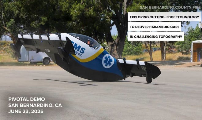 San Bernardino County VTOL aircraft