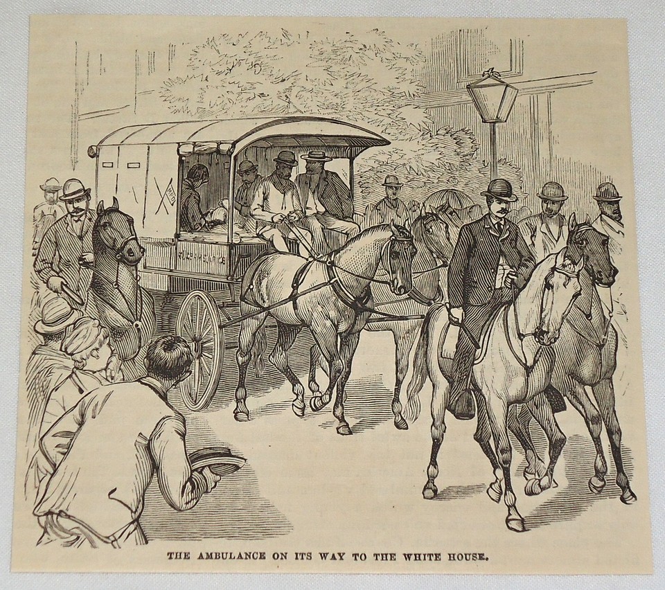 Ambulance wagon used for President Garfield