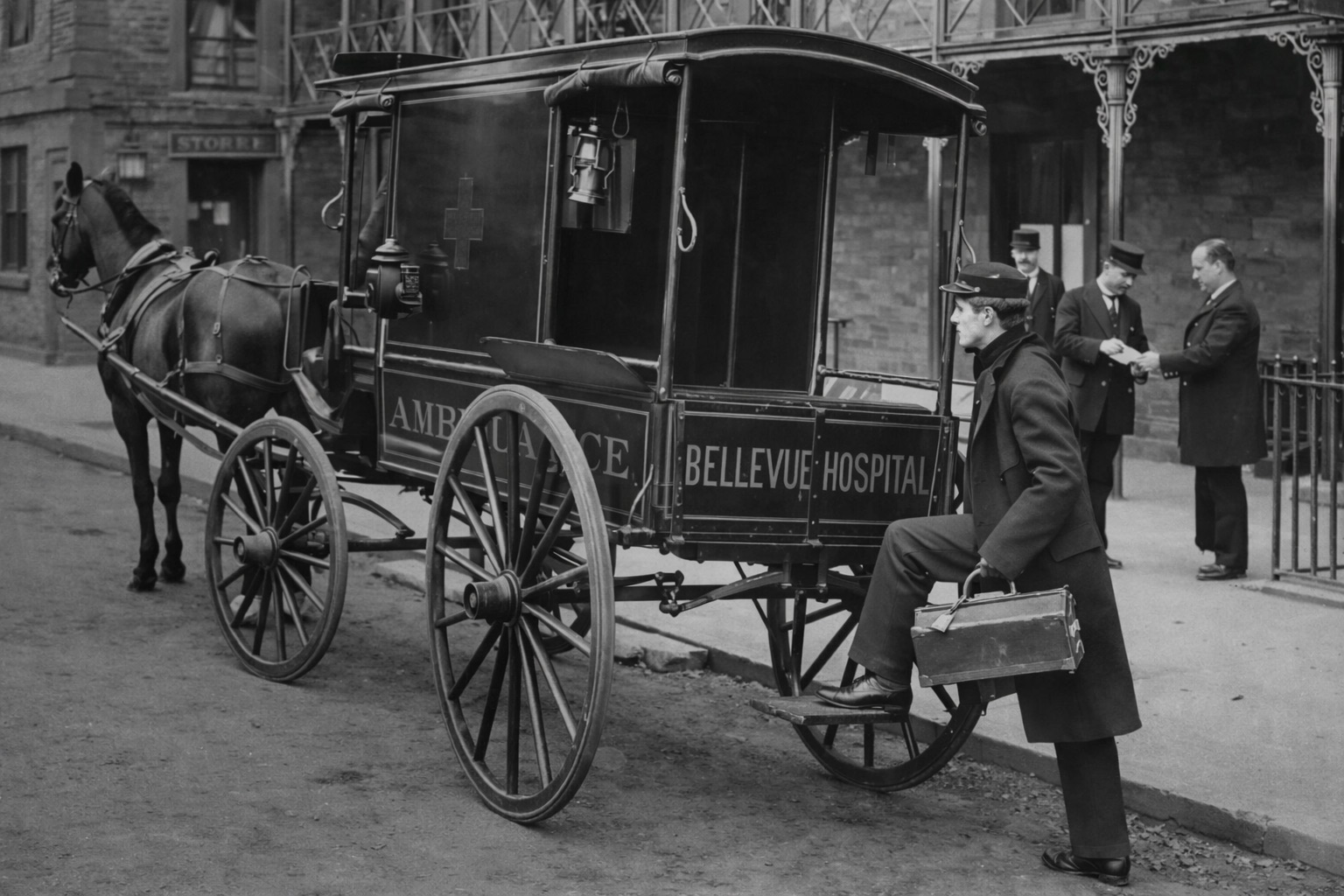 1886 Bellevue Ambulance in New York City
