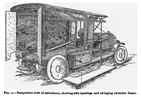 1918 Improved Military Ambulance Drawing